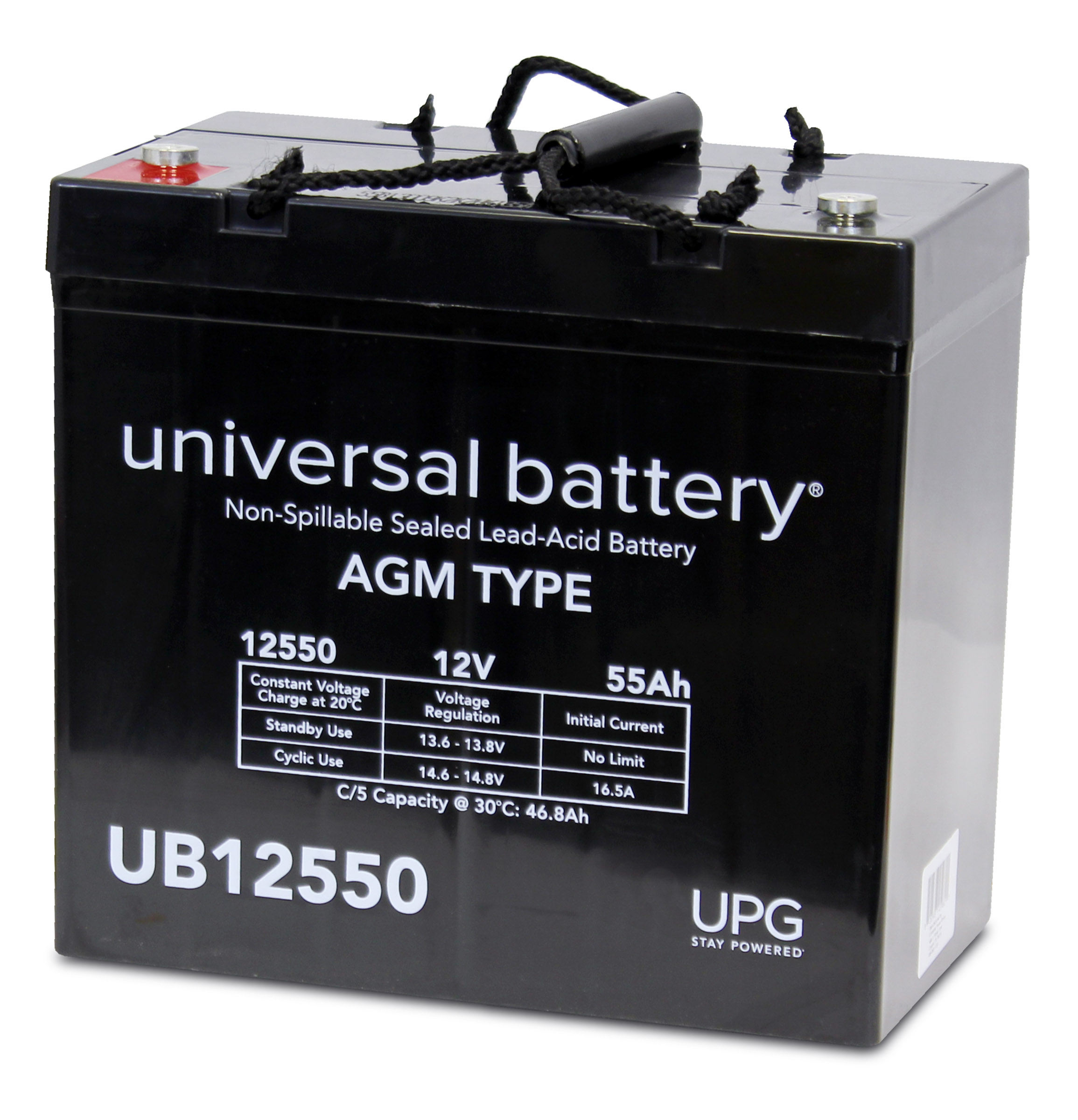 Sealed Lead Acid 12 Volt UPG UB1208 0.8 Ah Capacity AGM Battery WL ...