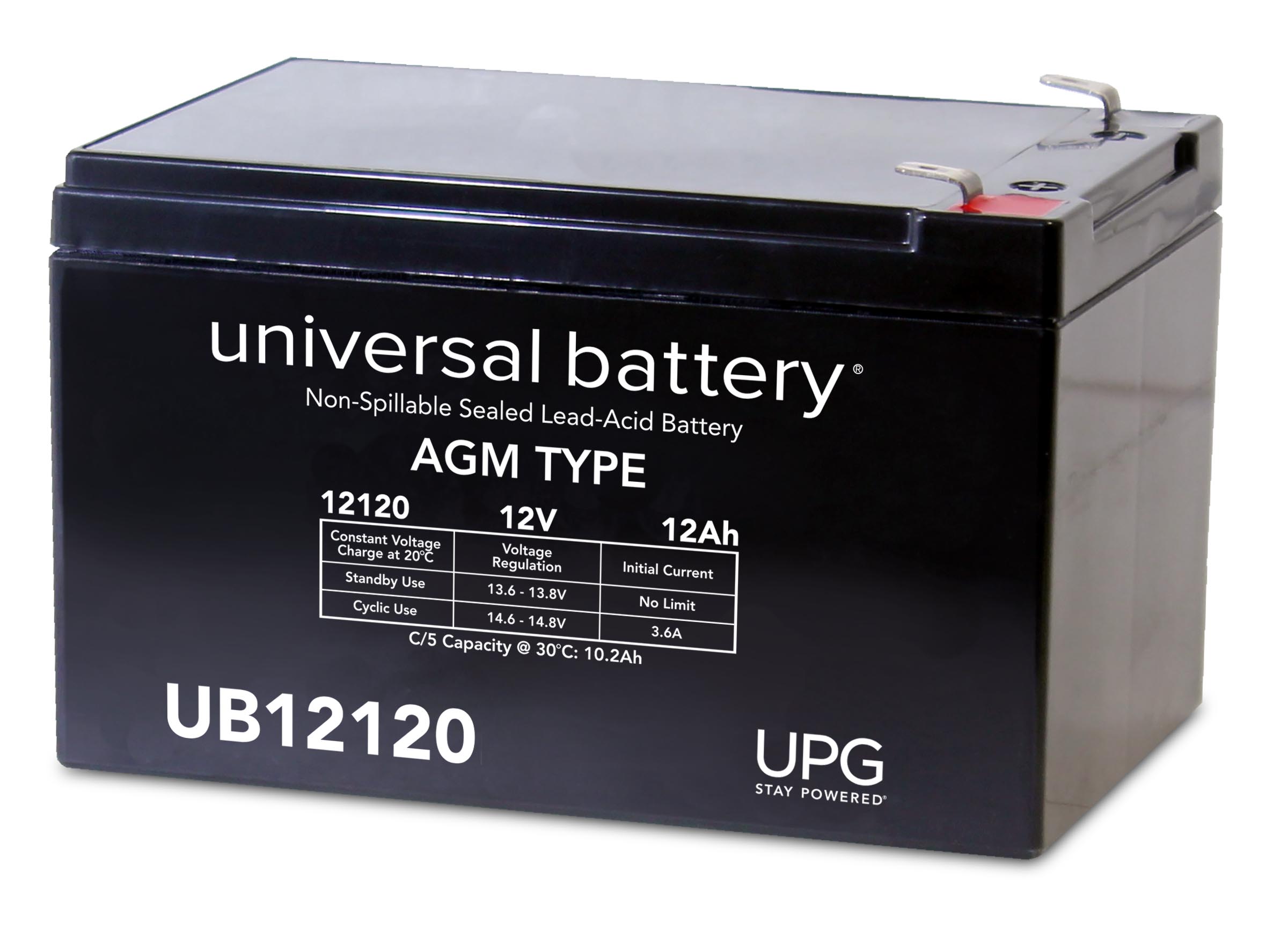 Universal Power UPC12-80 12V 80Ah (C100) AGM Solarbatterie